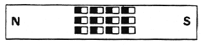 Domain after magnetization